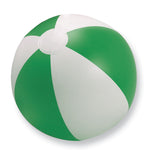 Inflatable beach ball Green/White