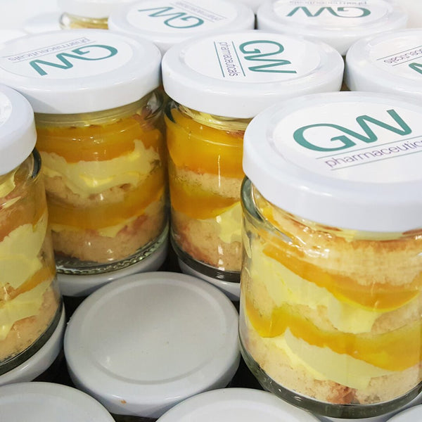 Branded 4 Cake Jars (Lemon)