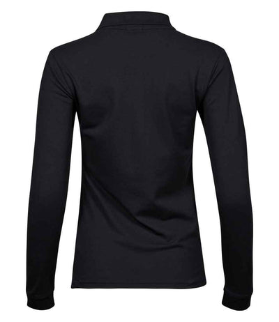 Tee Jays Ladies Luxury Stretch Long Sleeve Polo Shirt