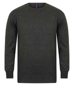 Henbury Lightweight Cotton Acrylic Crew Neck Sweater