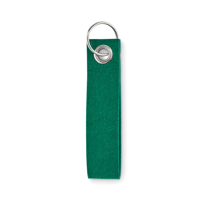 Rectangular RPET felt keyring