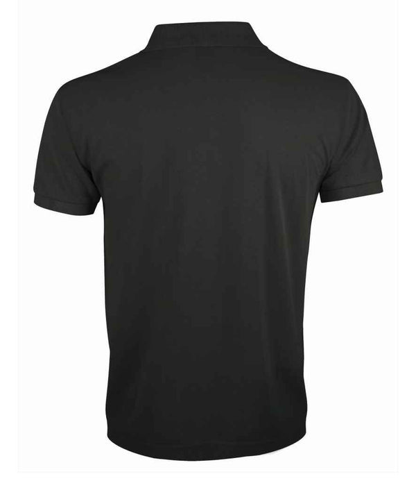 SOL'S Prime Poly/Cotton Piqué Polo Shirt Dark Grey