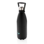 Branded RCS Recycled stainless steel large vacuum bottle 1.5L