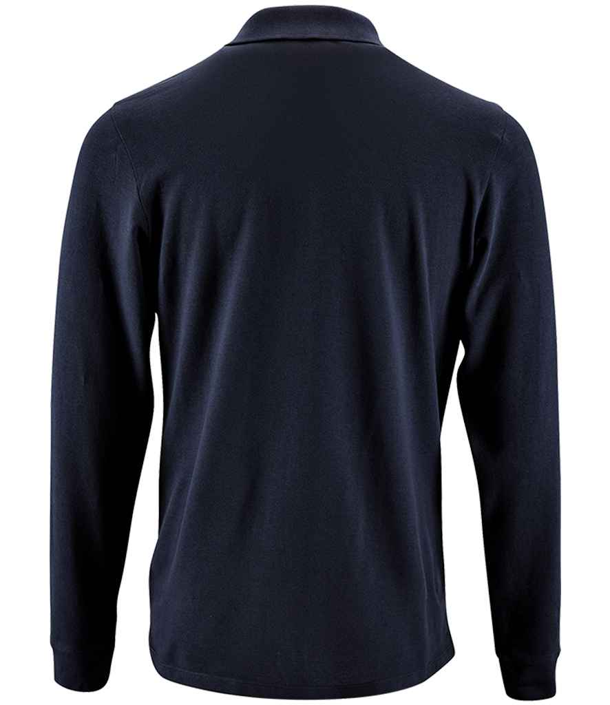 SOL'S Perfect Long Sleeve Piqué Polo Shirt French Navy