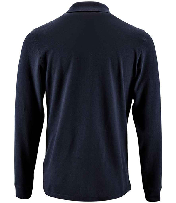 SOL'S Perfect Long Sleeve Piqué Polo Shirt French Navy