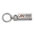 Branded Truck metal key ring