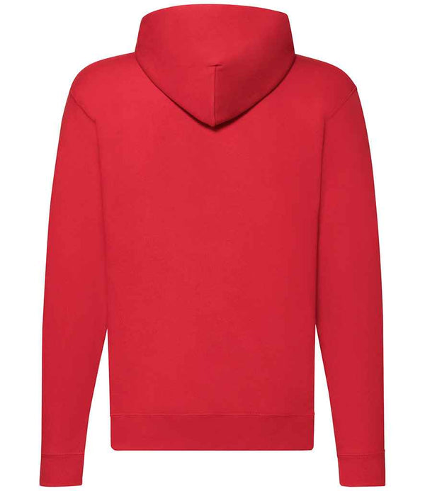 Fruit of the Loom Classic Zip Hooded Sweatshirt Red
