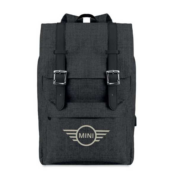 Branded Backpack in 600D polyester