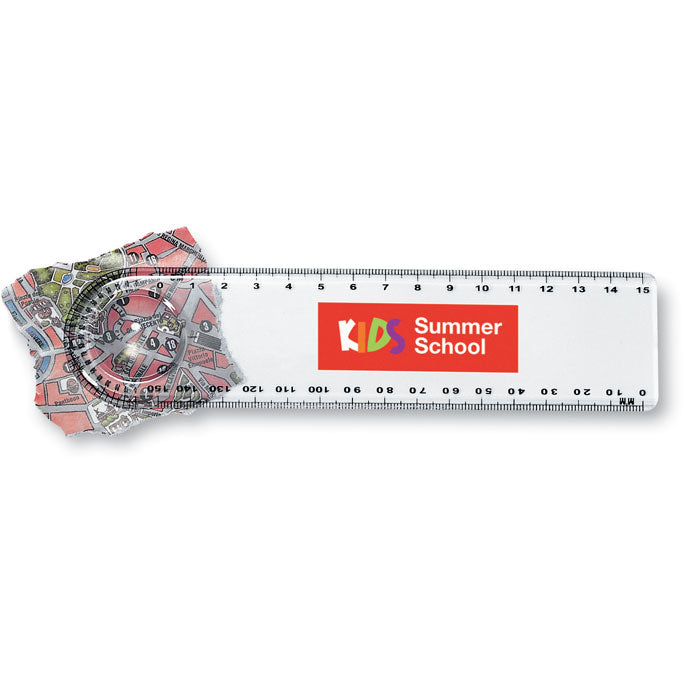 Branded Ruler with magnifier