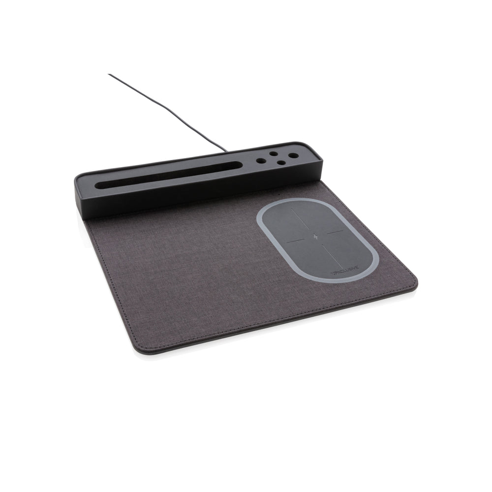Branded Air mousepad with 5W wireless charging and USB