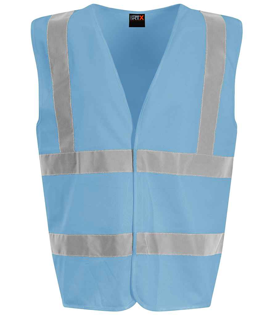Pro RTX High Visibility Waistcoat Sky Blue
