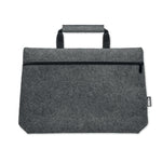 Branded RPET felt zippered laptop bag