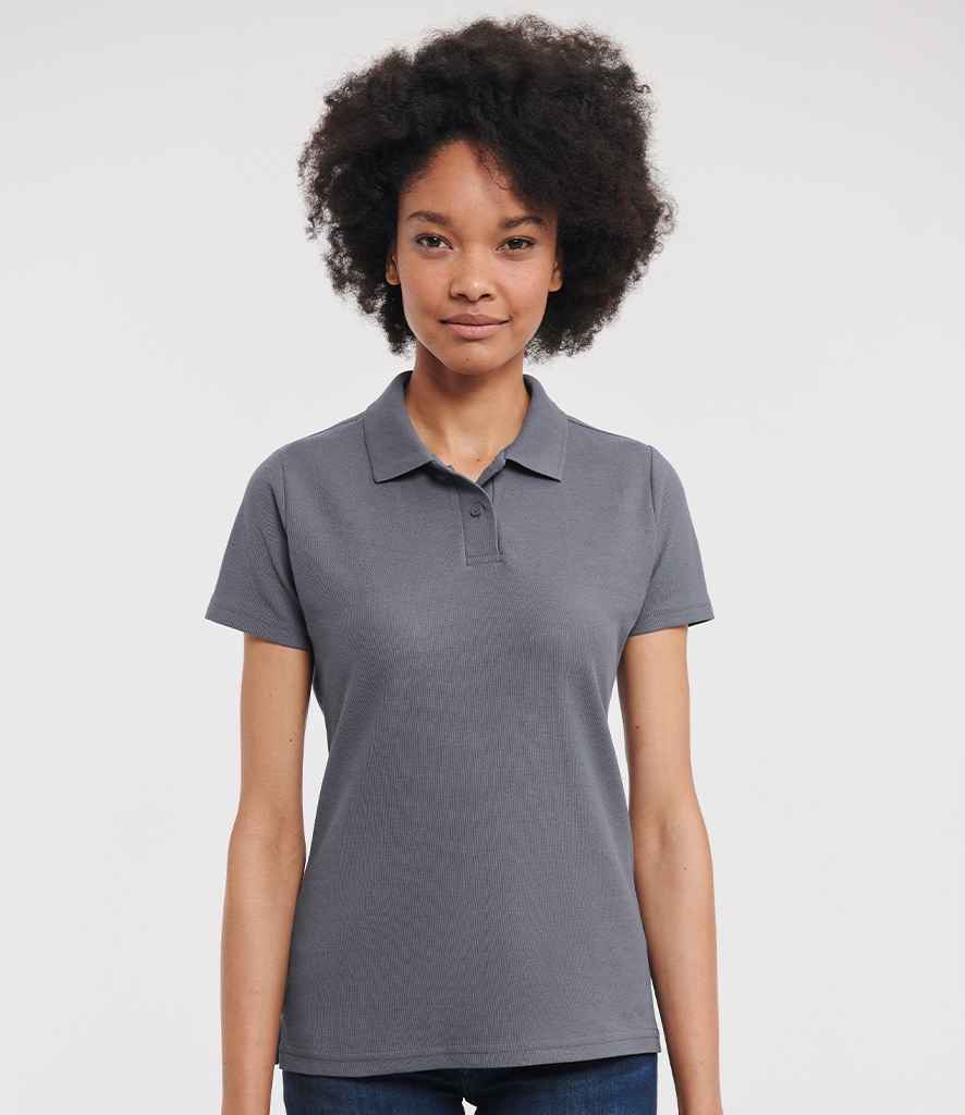 Russell Ladies Classic Poly/Cotton Piqué Polo Shirt Convoy Grey