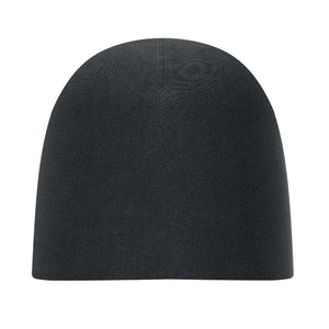 Unisex beanie in cotton Black