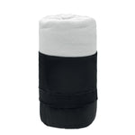 RPET fleece travel blanket White