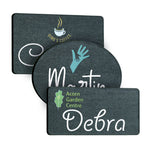 Blackboard Bamboo Reusable Name Badges
