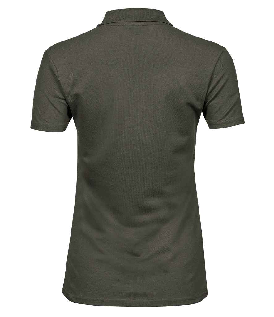 Tee Jays Ladies Luxury Stretch Polo Shirt Deep Green