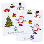 Seasonal Sticker Sheet. A7 Size
