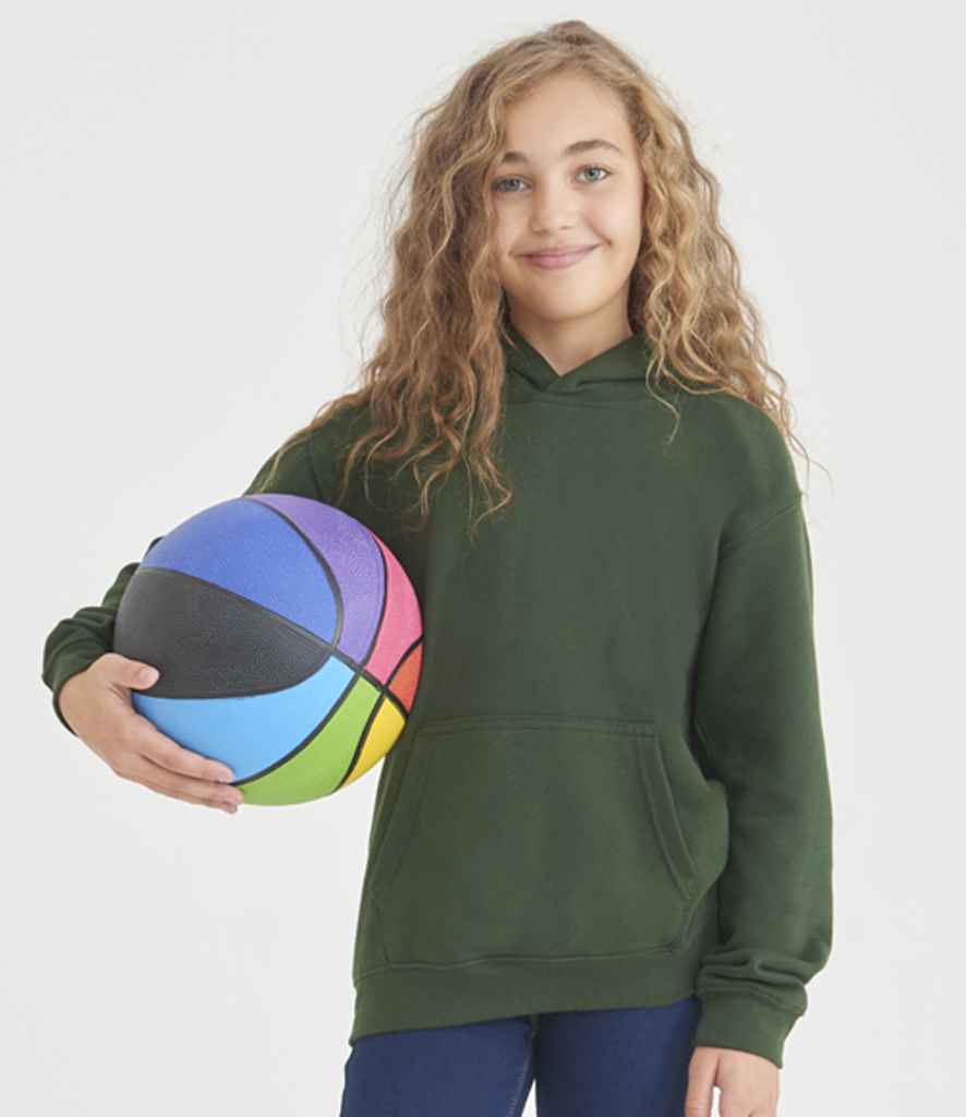 AWDis Kids Hoodie Forest Green