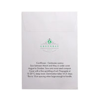 Seed Pack in White Paper Envelope