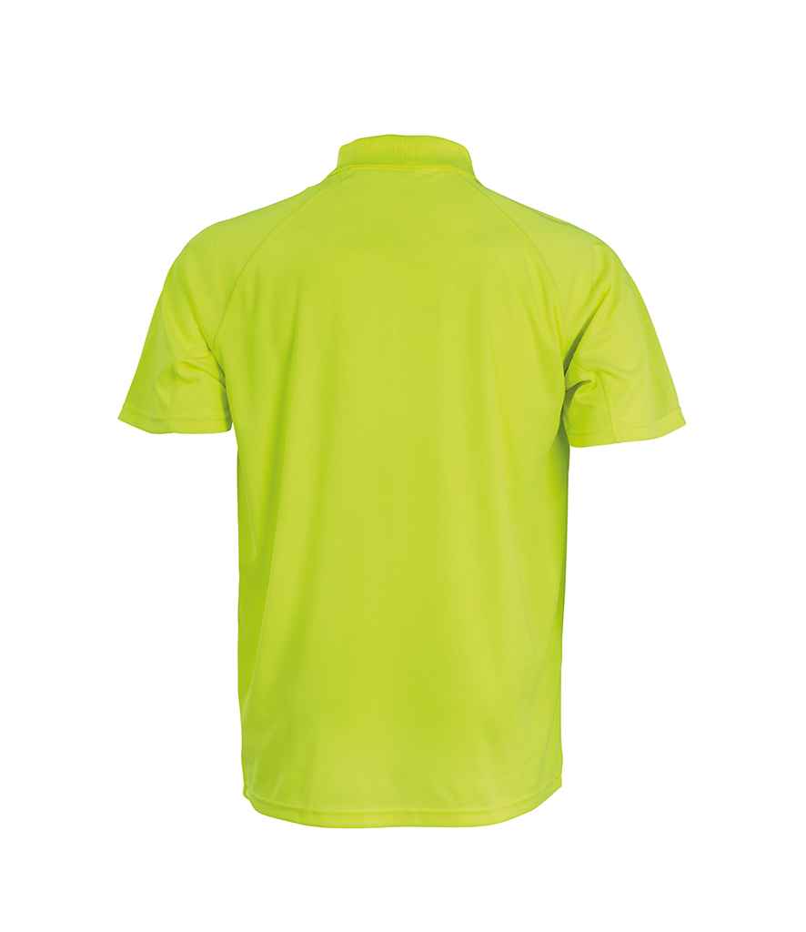 Spiro Impact Performance Aircool Polo Shirt Flo Yellow