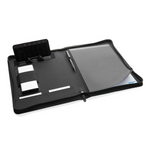 Branded Impact Aware™ deluxe 300D tech portfolio with zipper