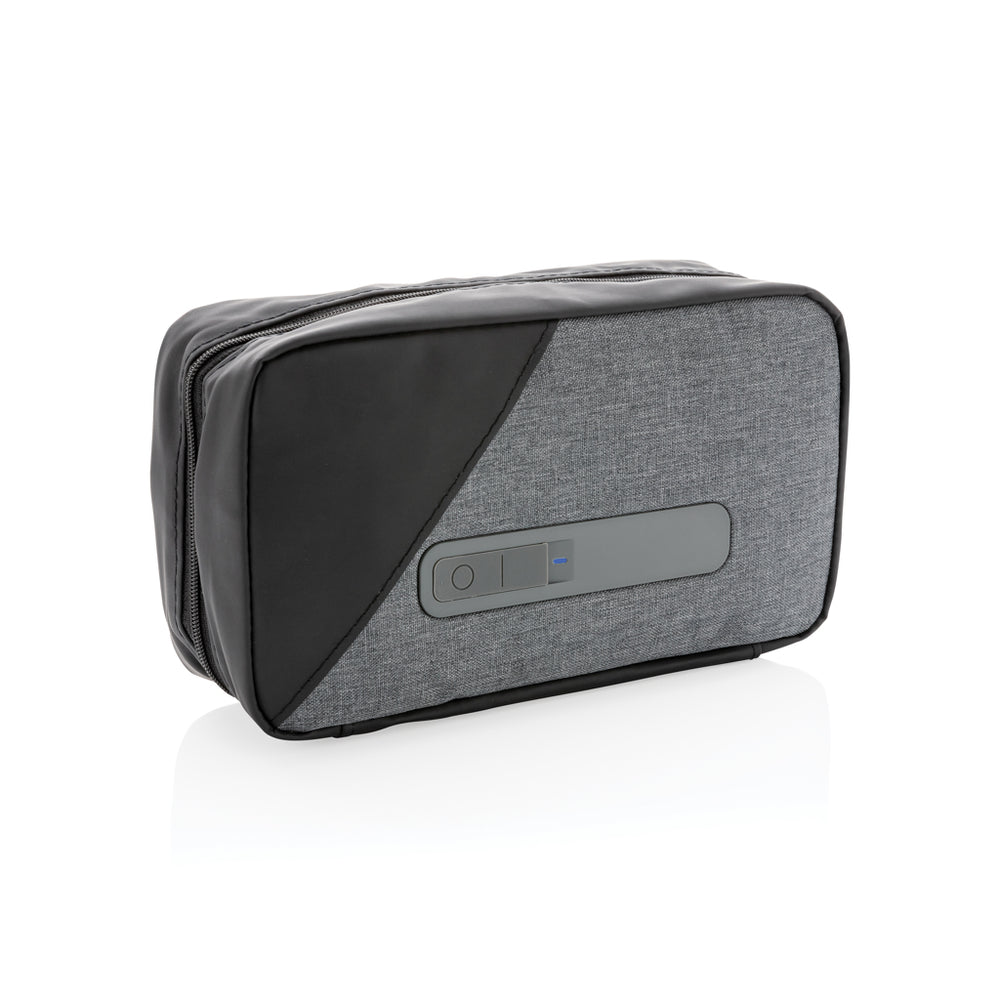 Branded Portable UV-C steriliser pouch with integrated battery