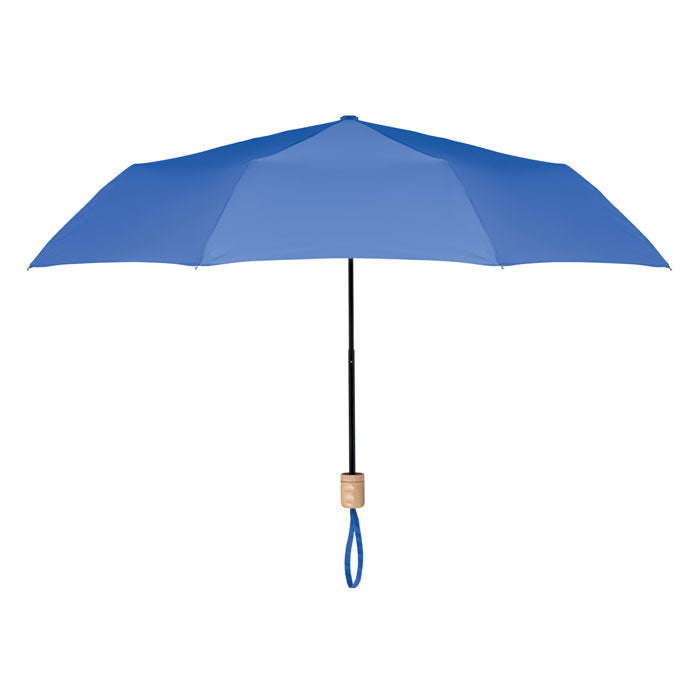 21 inch RPET foldable umbrella Royal Blue