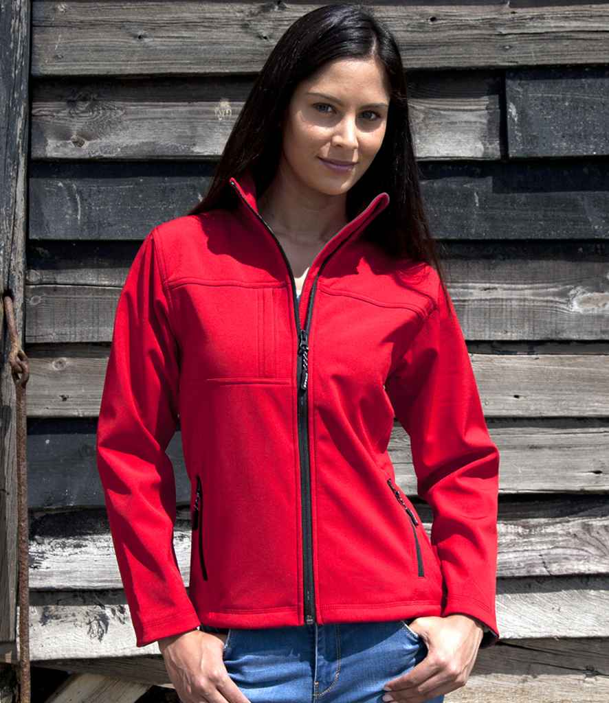Result Ladies Classic Soft Shell Jacket Red