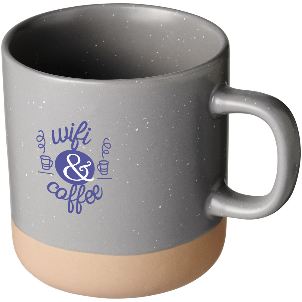 Branded Pascal 360 ml ceramic mug