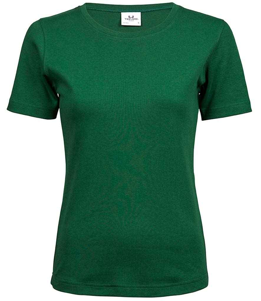 Tee Jays Ladies Interlock T-Shirt Forest Green