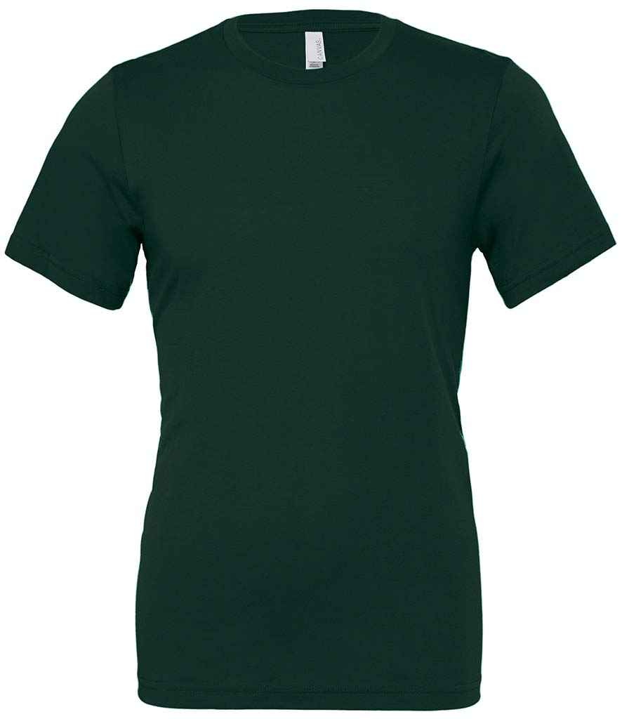 Canvas Unisex Crew Neck T-Shirt Forest Green