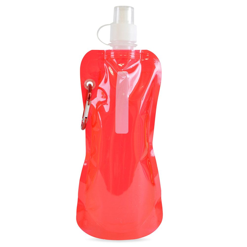 Express Quill Foldable Sports Bottle with Carabiner Clip - 400ml