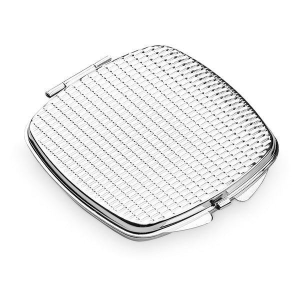 SHIMMER. Metal compact mirror