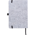 Treworgie RPET felt notebook (A5)