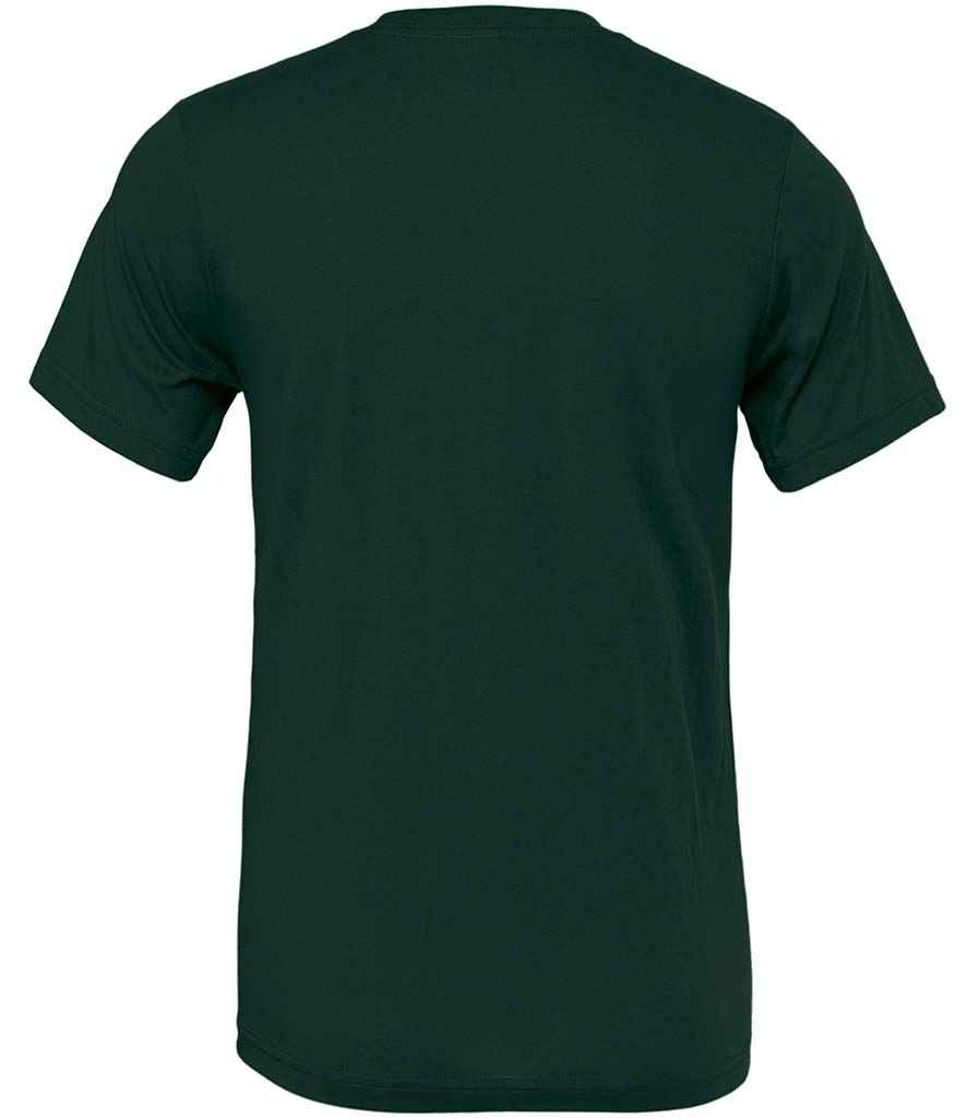 Canvas Unisex Crew Neck T-Shirt Forest Green