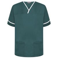 Behrens Contrast Trim Smart Scrub Top