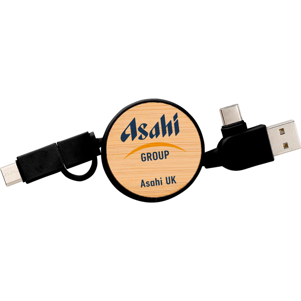 Briggeford Bamboo extendable charging cable