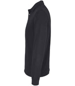 SOL'S Unisex Pacific Long Sleeve Piqué Polo Shirt Black