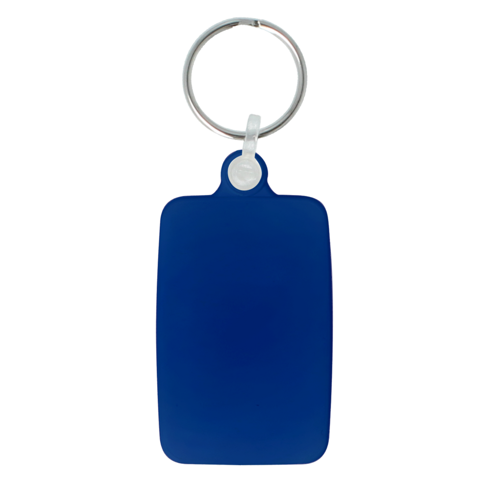 55mm Rectangle Keyring