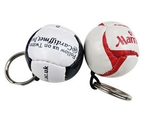 Branded Football Keyring