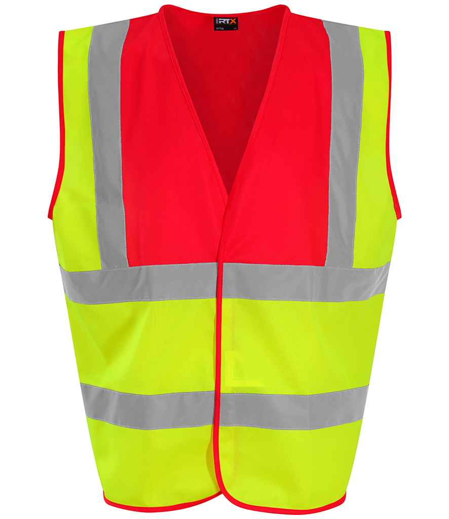 Pro RTX High Visibility Waistcoat Yellow/Pink