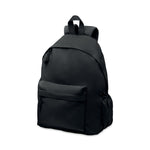 Branded 600D RPET polyester backpack