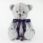 Bow Bear II 25cm Premier Bear, Mulberry