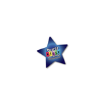 Star shaped fridge magnet