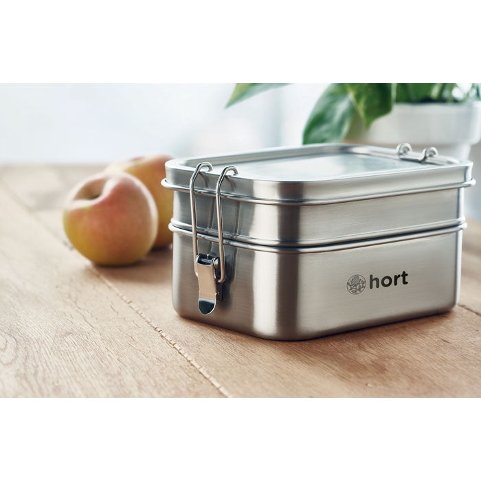 Branded Stainless steel Double lunch box