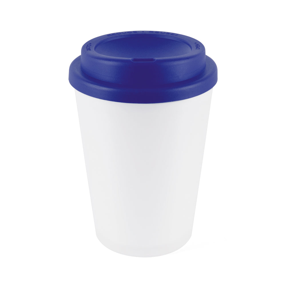 Branded Haddon 350ml double wall Frosted Translucent tumbler
