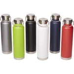 Branded Thor 650 ml copper vacuum insulated sport bottle