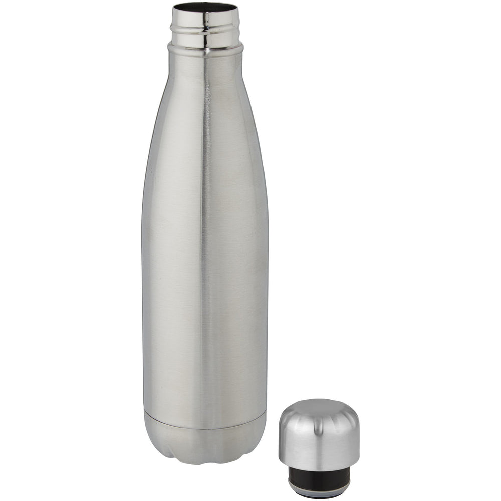 Branded Cove 500 ml vacuum insulated stainless steel bottle