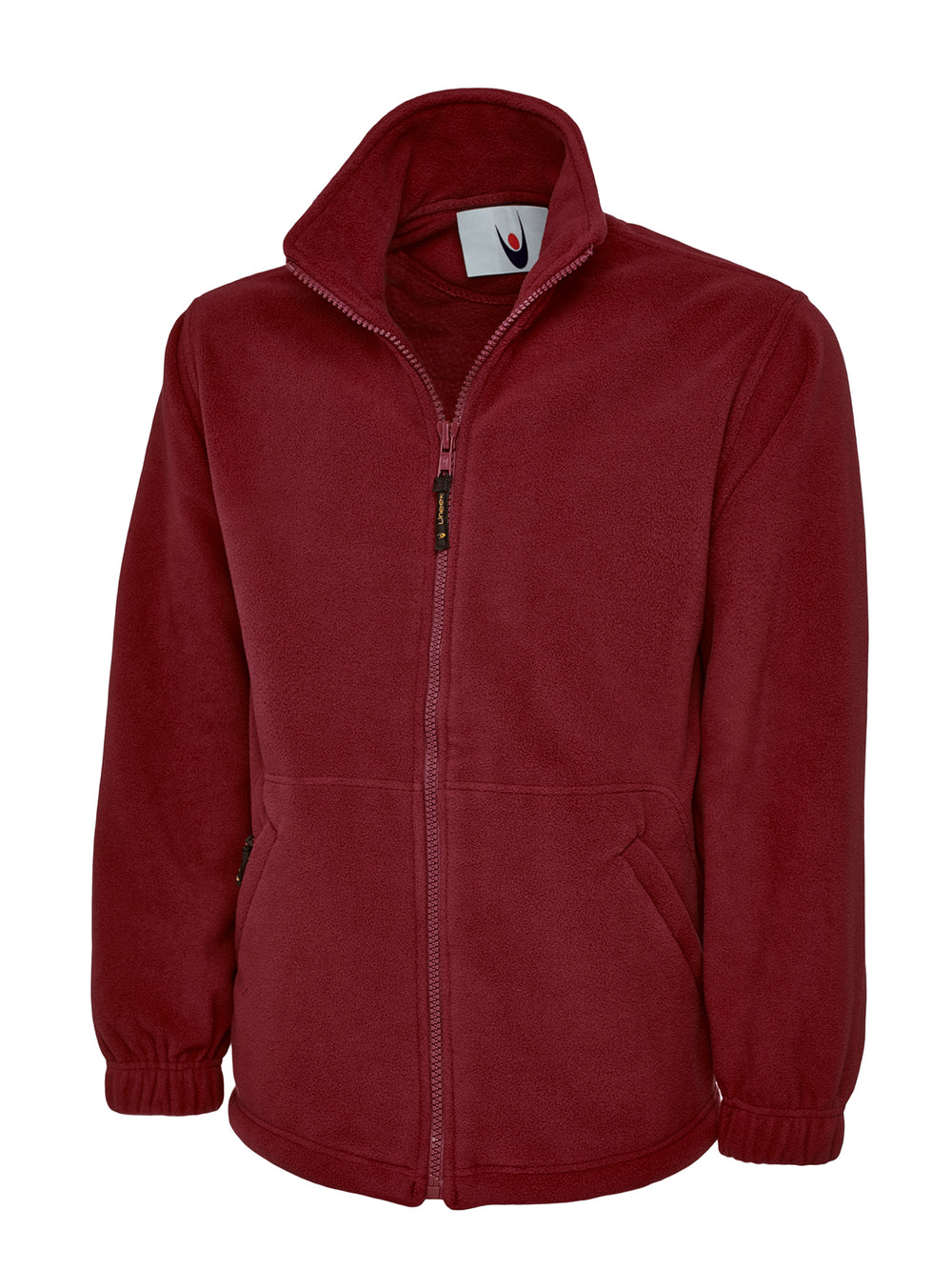 Branded Heavyweight Full Zip Fleece Jacket